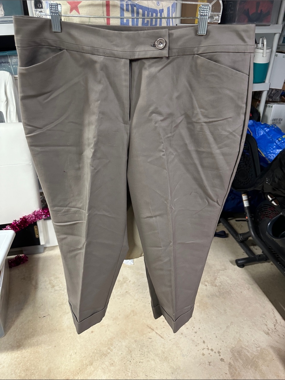 Ann Taylor Tailored Women’s Dress Pants in Taupe